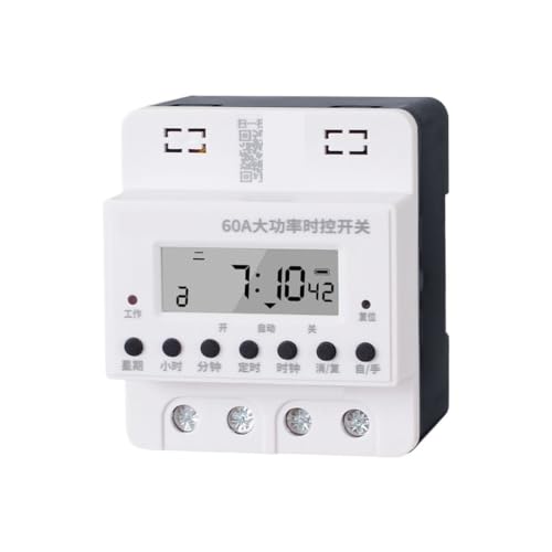 Interruptor temporizador de 220V para control de ciclo automático industrial de 80A 2