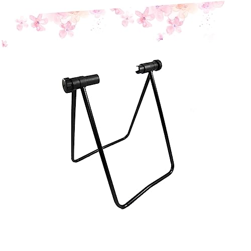 POPETPOP 1Pc Bike Repair Stand Vertical Display Stand for Mountain Road Bikes for Home Mechanics Exhibitions Black