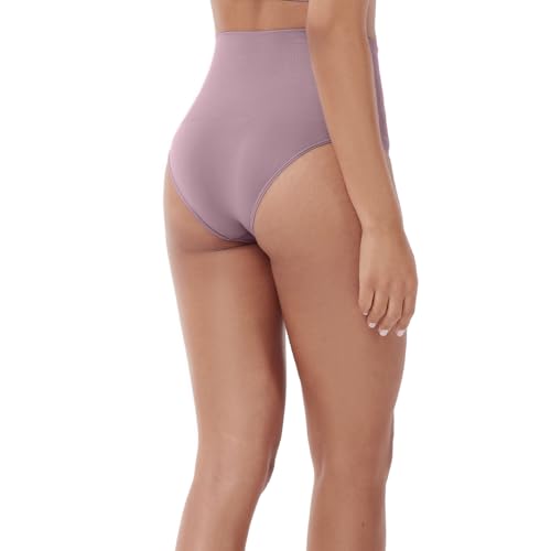 Calcinha Modeladora Tanga Alta Microfibra Zee Rucci Cor:Lilás;Tamanho:G