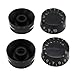 AITAIYA 4pcs Black LP Electric Guitar Knobs and Guitar Bass Speed Volume Tone Control Knob Metric LP Style Electric Guitar Parts Replacement Set of 4Pcs Black