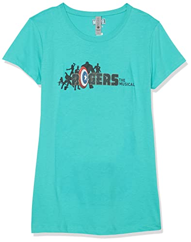 T-shirt Marvel fille bleu M Rogers The Musical idée cadeau anniversaire thématique