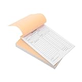 Papier : fabriqué à partir de papier copie, ce carnet de reçus produit des duplicatas clairs et lisibles, garantissant une documentation professionnelle