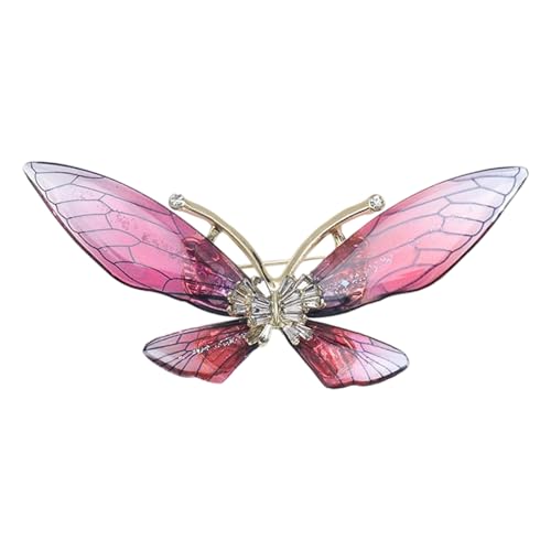 Artistic Butterfly Design Brooch Premium Acrylic Materials Stylish Pin Accessory for Daily Wear or Formal Event Versatile Brooch