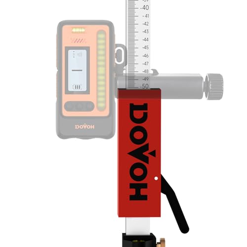 DOVOH FT/CM Grade Rod for Laser Level, with Quick-Release Slider for Laser Receiver, 2.4m/7.9ft Adjustable Length Aluminum Laser Level Stick, DP2400 by DOVOH - Image 8