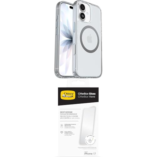Coque Symmetry Clear MagSafe et Verre iPhone 17 OtterBox