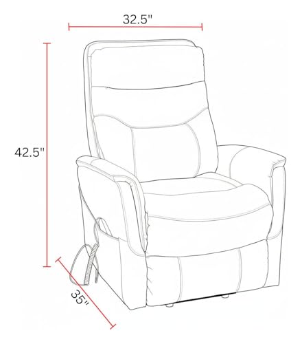 Sillón reclinable eléctrico plateado con cabecera articulada miniatura 3