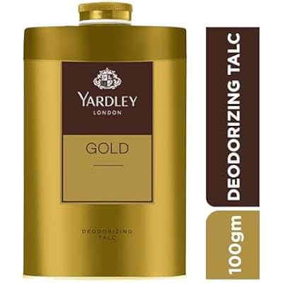 Yardley London Gold Deodorizing Talc Talcum Powder Men 100gm