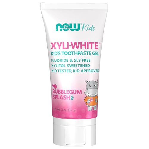 Product Image of the NOW Foods Solutions, Xyliwhite™ Toothpaste Gel for Kids, Bubblegum Splash...