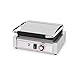 Commercial Panini Grill Flat Press Sandwich Maker Industrial Panini Machine Single Grill Big (Standard Grooved Top and Bottom)