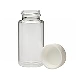 Wheaton Science Products 986580 Clear Borosilicate Glass Liquid Scintillation Vial with Unattached 22-400 Polyethylene Foam Lined Polypropylene Cap, 20 mL Capacity (Pack of 500)
