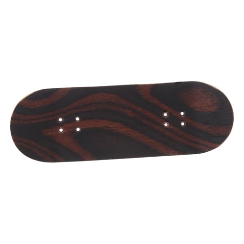 Abaodam DIY Wooden Finger Skateboard Deck Professional Replacement Smooth Surface Pre Punched for Easy Wheel Installation Blank Design for for Beginners and Pros