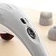 InnovaGoods® Elektrische Handmassagegerät Halaxer, massiert Ihren Körper tief und entspannend, mit 3 austauschbaren Köpfen, ideal für Zuhause und Arbeit.