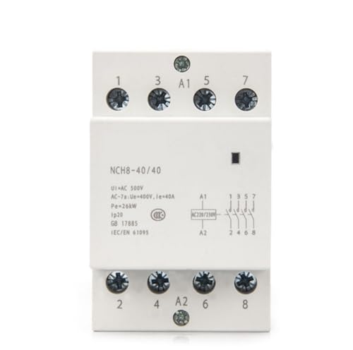 Contacteur triphasé NCH8 pour automatiser les circuits de forte puissance 40A