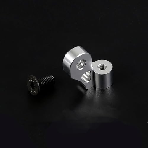 FLMLF CNC Metal Clutch Mounting Block for 1/5 HPI ROVAN KM Baja 5B 5T 5SC RC CAR Parts (Silver)