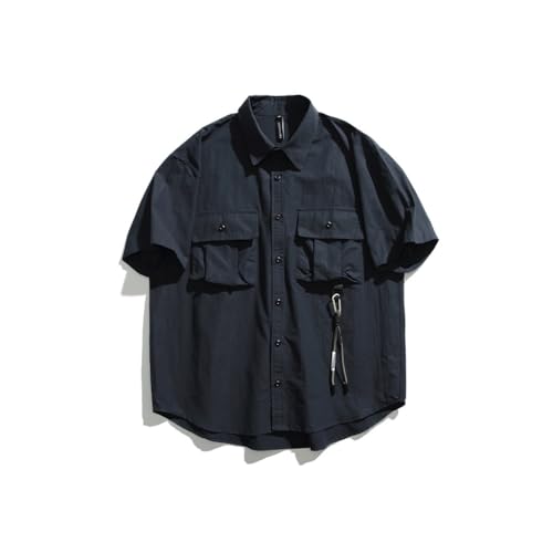 Chemise amples et polyvalents à manches courtes idéale pour les terrasses d'été et vacances