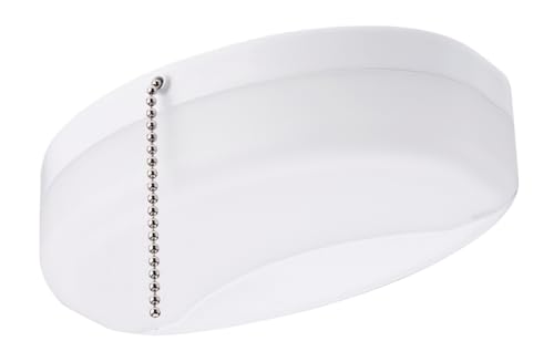 Image of Lithonia Lighting FMMCL 840 S1 M4 4000K LED Flush Mount Closet Light with Pull Chain, White, 7 inch (Pack of 4)