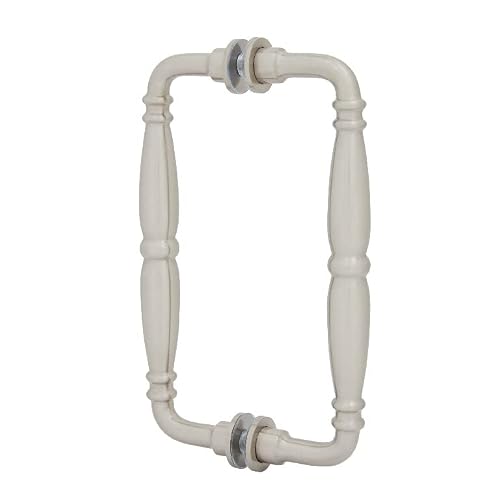 Crl Brushed Nickel 8" Victorian Style Back-To-Back Pull Handle #TOP7