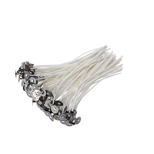 Lurrose 100pcs Mechas de algodón para velas