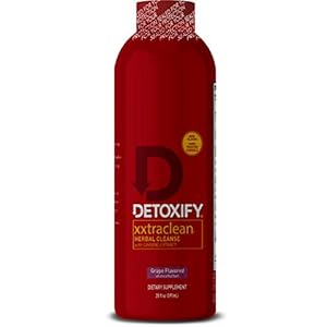 Detoxify â Xxtra Clean Herbal Cleanse Detox Drink â Full Body Cleanse Detox for Women and Men – Same Day Results – Enhanced with Ginseng Extract & Milk Thistle Extract – Plus Sticker