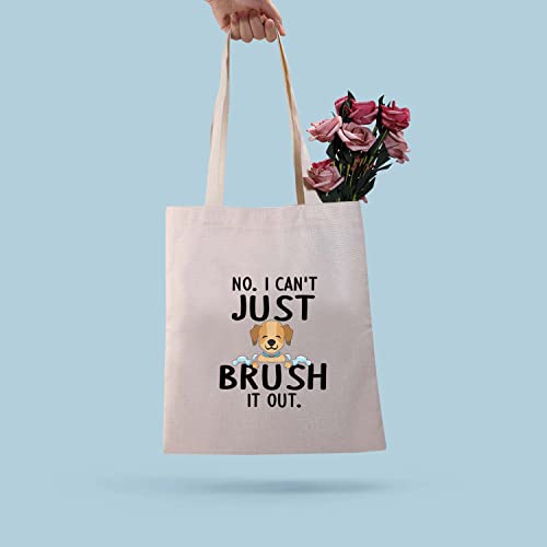 PLITI Dog Groomer Gift Tote Bag(Brush it out TGU), 14.2 x 12.6 inches - Image 4