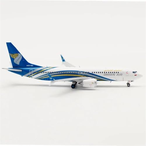 Avión B737-8MAX A4O-MA escala 1:400 de Oman Air modelo en metal miniatura coleccionable 3