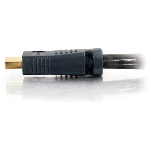 Cable HDMI de 15,2 m C2G Pro Series Plenum negro para conexiones estables y sin interferencias 3