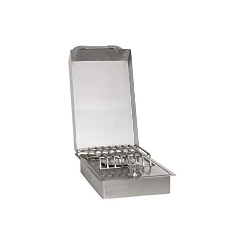 Bull Outdoor Products 60008 Stainless Steel Single Side Burner, Liquid Propane Cover
