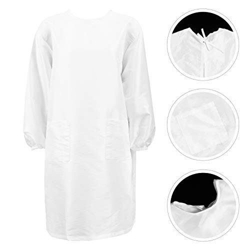 Lurrose 3 Pçs Bata Roupas Perming Manga Cosmetologista Barbeiro Homem Roupa de Trabalho à Prova D'