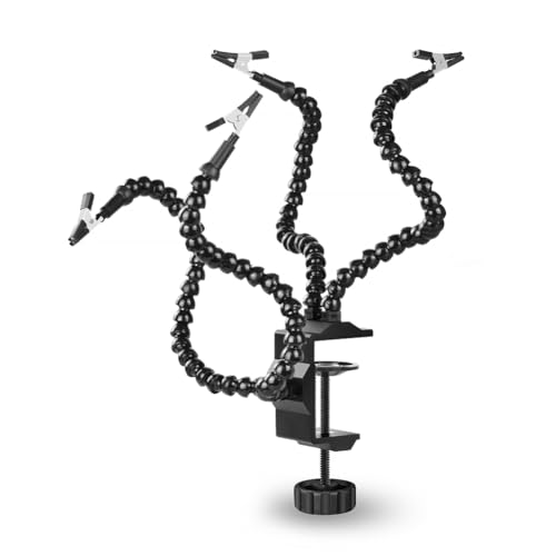 Hopbucan Supporto per Stazione di Saldatura da 1 Pezzo Clip A Coccodrillo PCB Multi Saldatura Helping Hands Strumento di Terza Mano per la Riparazione Della Saldatura
