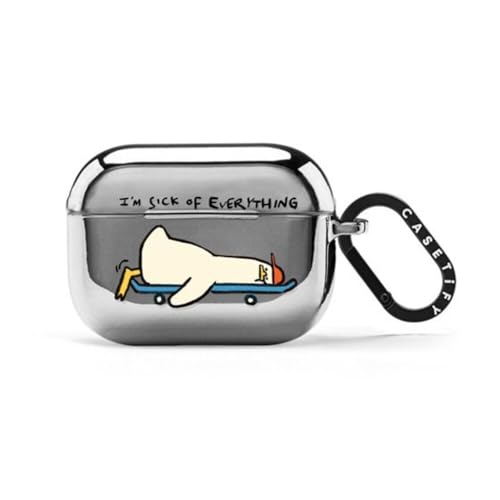 CASETiFY �~���[ �P�[�X AirPods Pro �P�[�X(��1���� & ��2����) - SKATEBOARDING - �V���o�[