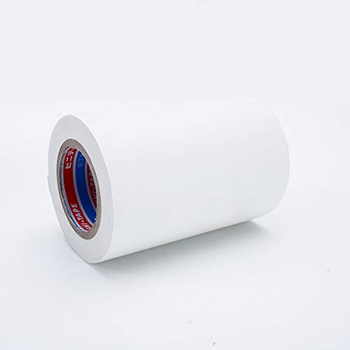 Ruban adhésif extra large en PVC pour isolation électrique - 100 mm x 20 m - Blanc