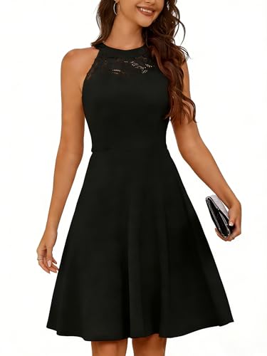 Bbonlinedress Halter Black Cocktail Wedding Guest...