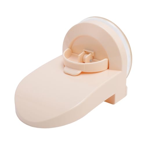 YUYTE Taburete de Pedal de Descanso para el Pie de Ducha para Patas de Afeitar con Taza de Succión sin Perforación Antideslizante de Baño Antideslizante para el Baño de Pies de