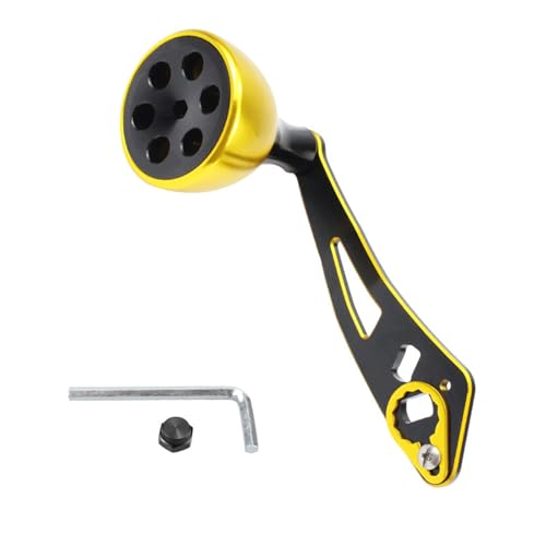 Carretes de pesca Mango de repuesto Baitcasting Ruedas Power Aleación de aluminio Ruedas Mango Mango Metal Brazo Grip