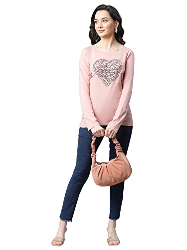 Image of OM SAI LATEST CREATION Women's Plain Lycra with Plain Design on HaOSLC-Sleeve Regular Fit Office wear,Casual wear Top