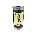 Funny Mexican Design for Hispanas - La Chingona Stainless Steel Insulated Tumbler