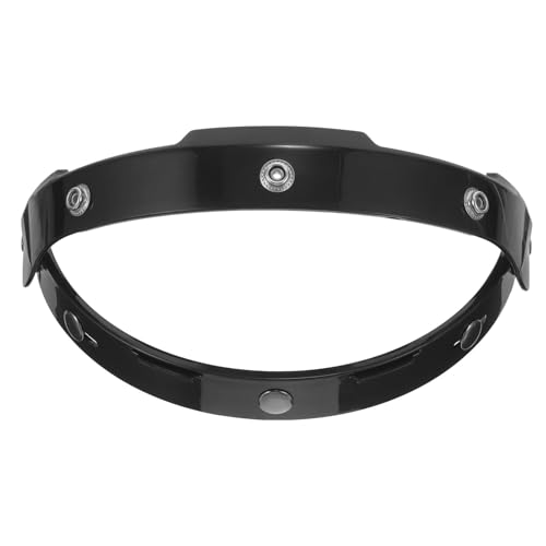 Soporte de visera de motocicleta en PC negro de excelente durabilidad 1
