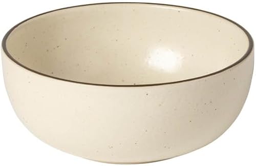 Miniatura 8 de Casafina Plato de cena de cerámica de 11 pulgadas, colección Monterosa, crema y cacao, apto para microondas y lavavajillas, glaseado seguro para