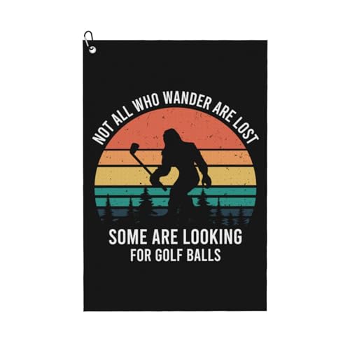 FATTYCY Funny Golf Towel with Clip