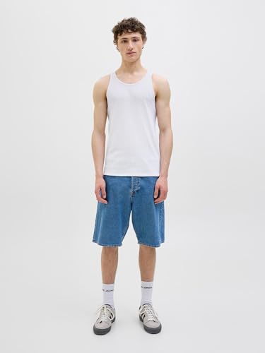 JACK & JONES Male Tanktop Einfarbig Tanktop – Ansicht 4