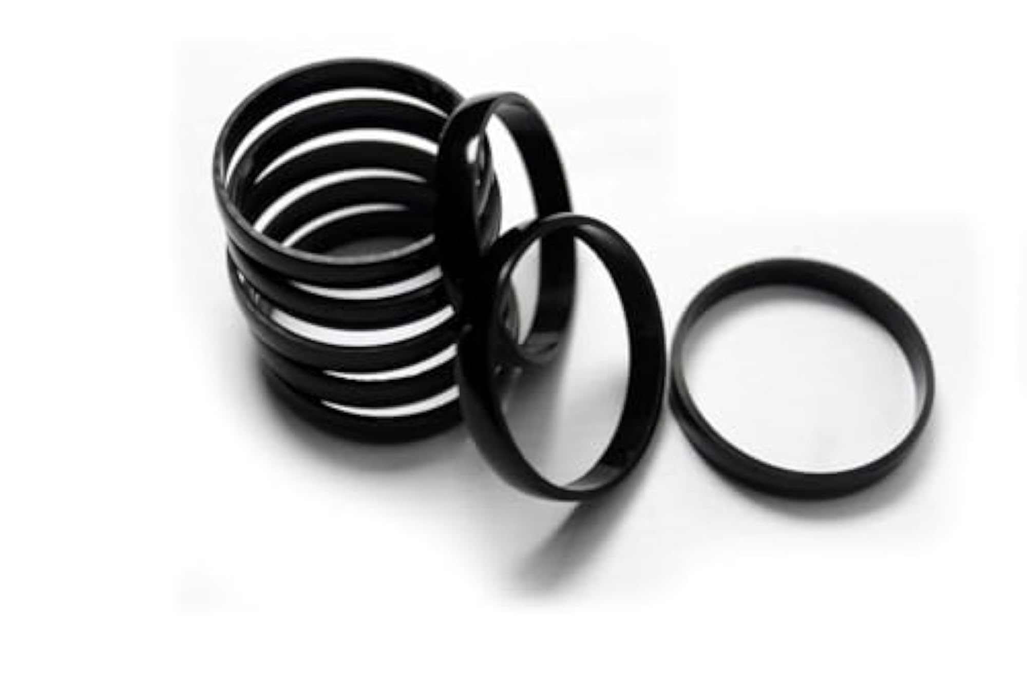 Karivala Black Plastic Bangles for Newborn Babies, 5mm Thick