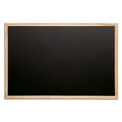 MAUL Tableau à craie avec cadre en bois ardoise effaçable 60 x 80 cm