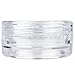 Beauticom 3G/3ML Round Clear Jars with Screw Cap Lids (Quantity: 200pcs)