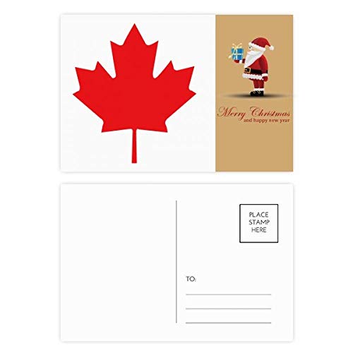 Cartes postales feuille d'érable rouge du Canada lot de 20 correspondance papeterie nature