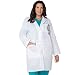 Landau Women's 36 3/4 Inch Traditional Notebook Lab Scrub Coat