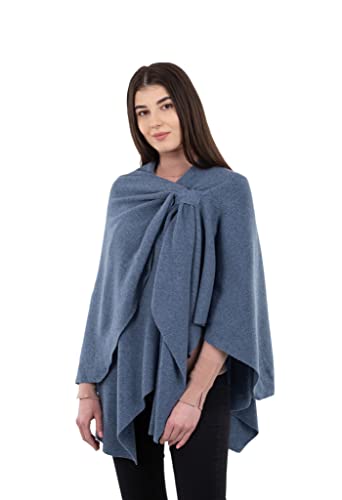 SAOL Shawl Wraps for Women Lambswool Poncho One Size4