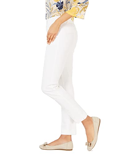 Charter Club Newport Tummy-Control Slim-Fit Pants (Bright White, 16)2