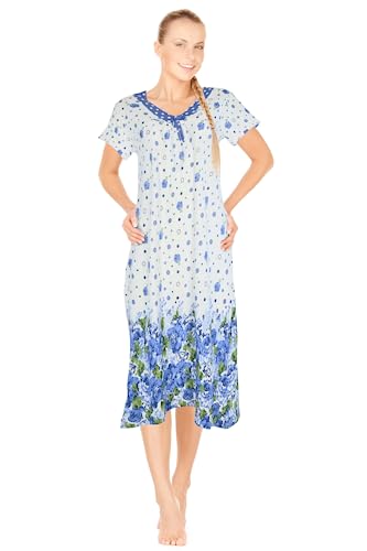 JEFFRICO Womens Nightgowns Sleepwear Soft Pajama Dress Nightshirts