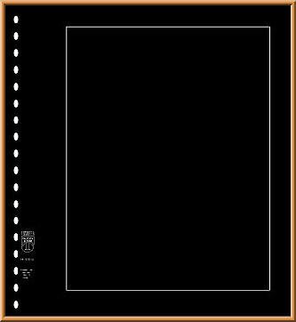 Feuilles neutres PERMAPHIL Lindner 802d pages blanches pour classeur
