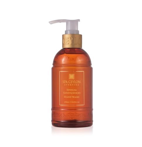 SPA CEYLON SENSUAL SANDALWOOD Hand Wash | Gentle Hand Wash | Hydrates & Cleanses | Liquid Hand Soap | Aromatic Fragrance of Red Sandalwood | 250ml